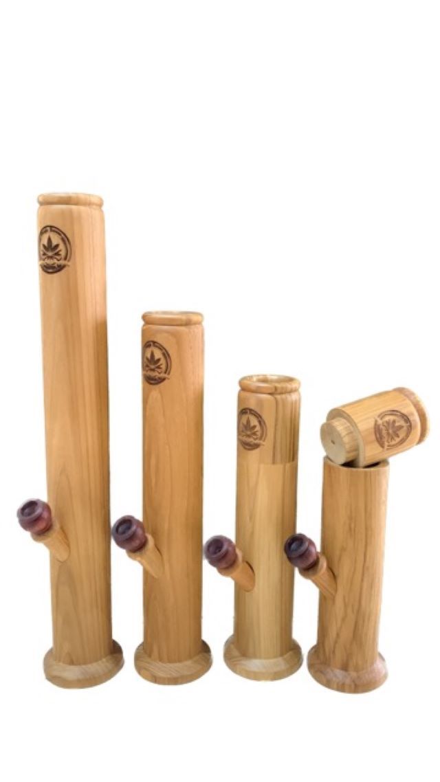 Teak Wood Thai Traditional Bongs