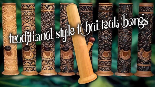 Thai Bongs, Traditionally Hand Carved Works of Art from Ganja House