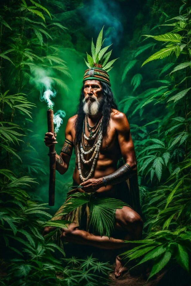 Yogi in the Forest of Weed
