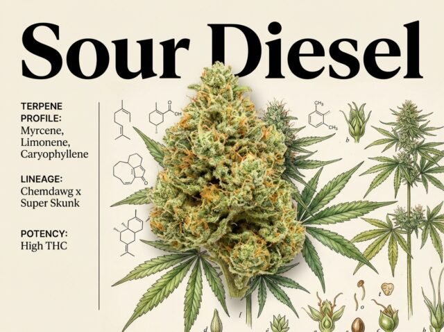 Sour Diesel - Ganja House Strain Monograph