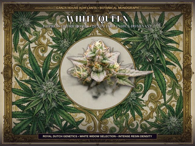 White Queen Ganja House Botanical Monograph