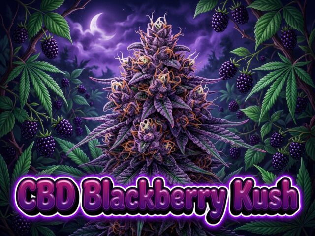 CBD Blackberry Kush Cannabis Strain Featured Banner