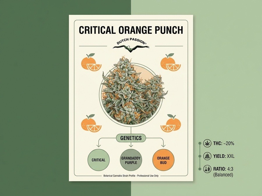 Critical Orange Punch Bud Close-up Photograph