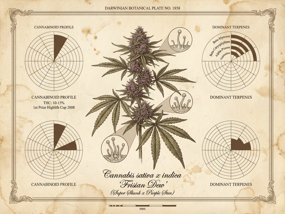 Frisian Dew Darwinian Botanical Infographic