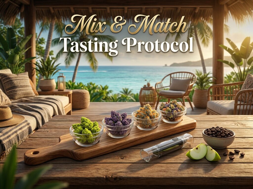 GanjaHouse Mix and Match Cannabis Tasting Menu Protocol Koh Lanta Thailand