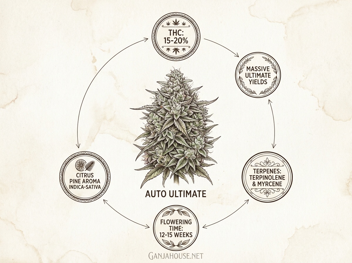 Auto Ultimate Radial Botanical Chemotype Blueprint Infographic