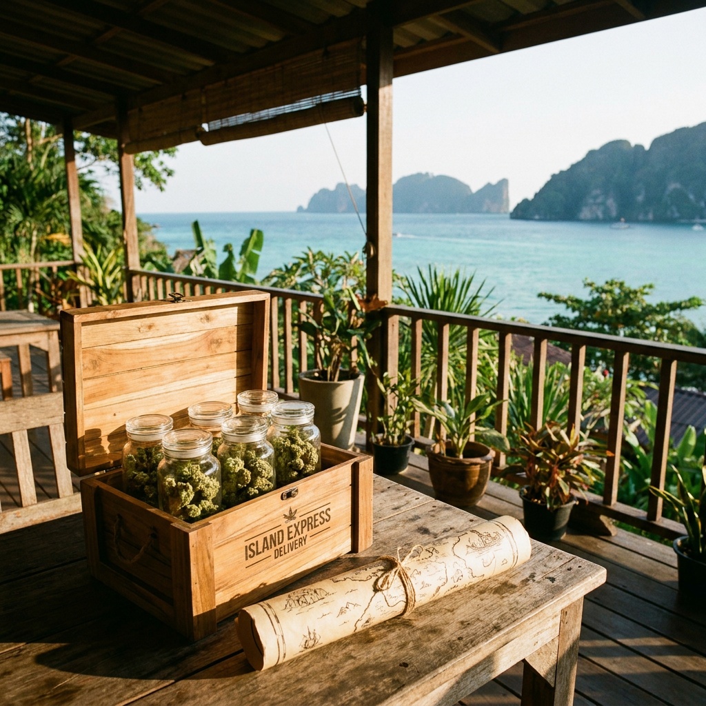 Island Express Cannabis Delivery at Luxury Andaman Resort
