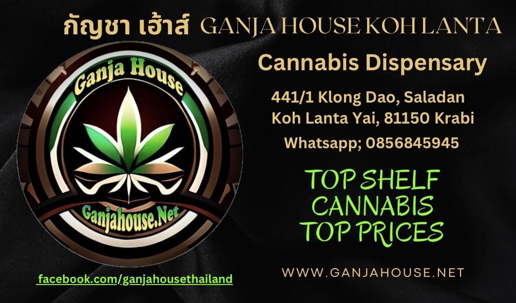 Ganja House Koh Lanta Visiting Card