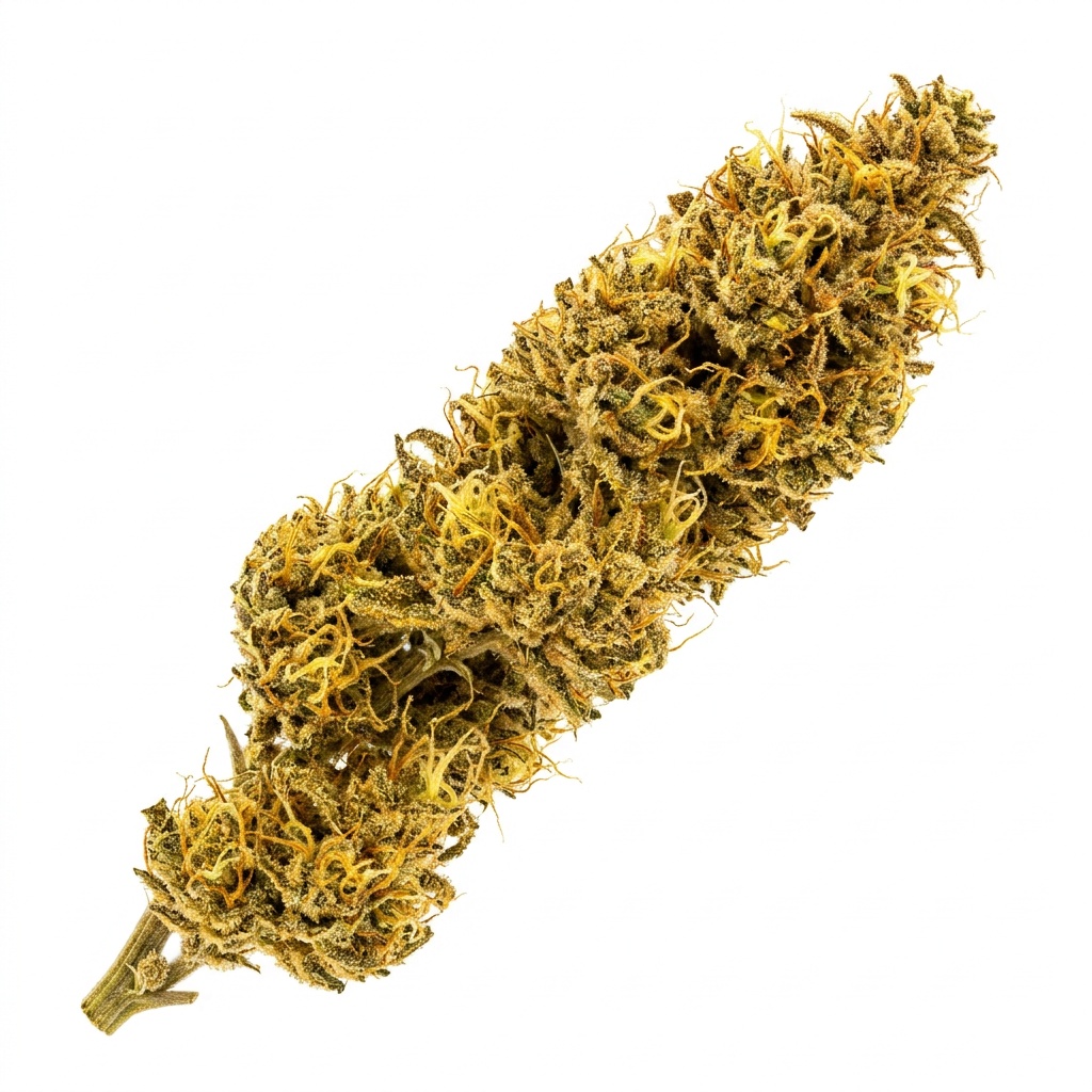 Authentic cured floral cluster of Colombian Gold