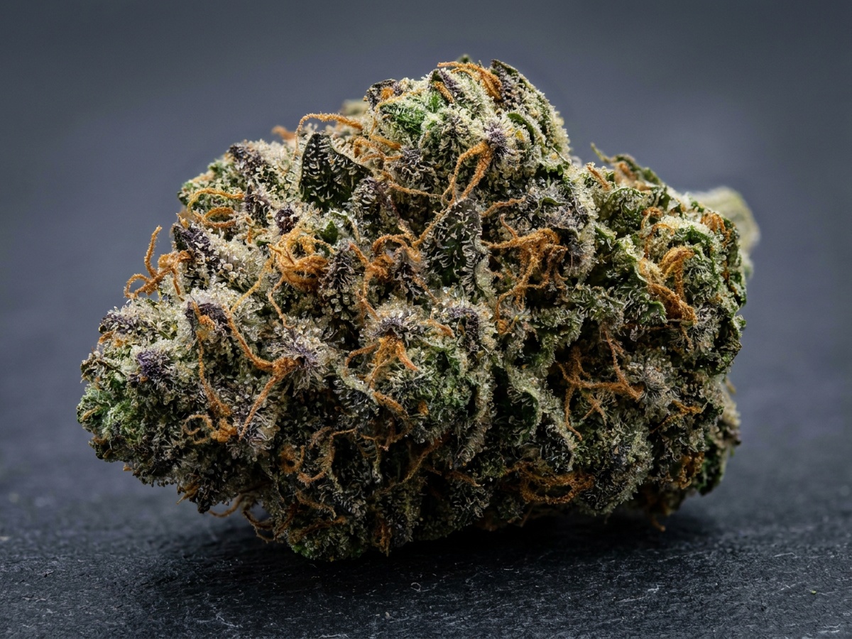 Hindu Kush Cured Bud Macro Photography