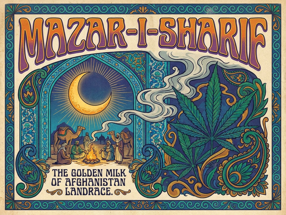 Mazar-i-Sharif Golden Milk of Afghanistan Art