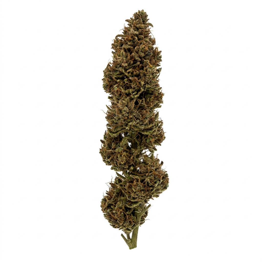 Authentic cured floral cluster of Michoacan Brown/Green