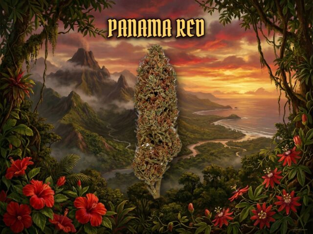 Panama Red Landrace Sativa Hero Banner Art