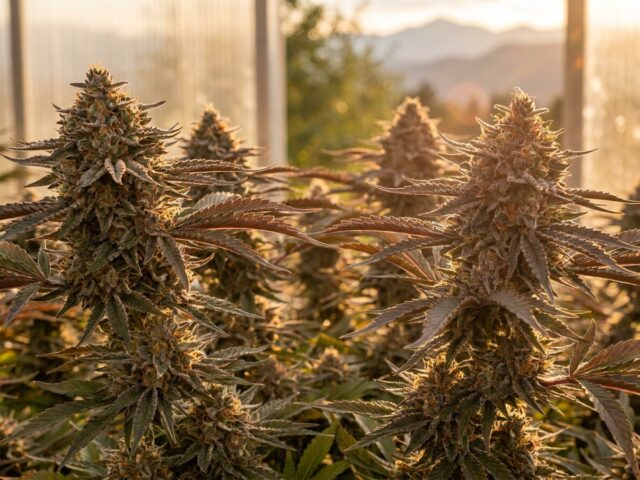 Cherry Wine Cannabis Strain Canopy