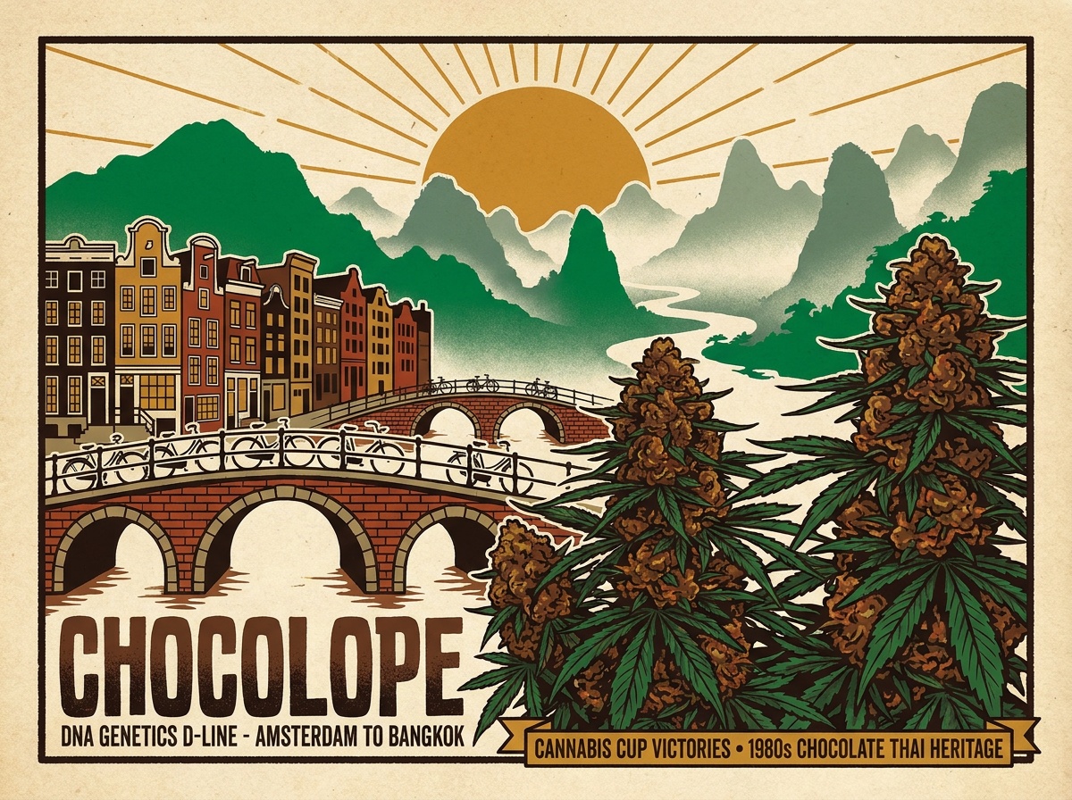 Chocolope Vintage Silkscreen Heritage Poster