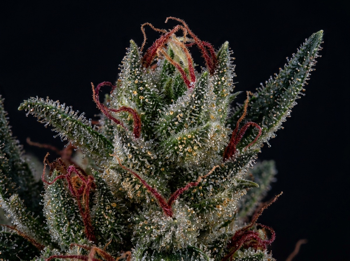 Congolese Red Kivu Macro Floral Calyx Cluster