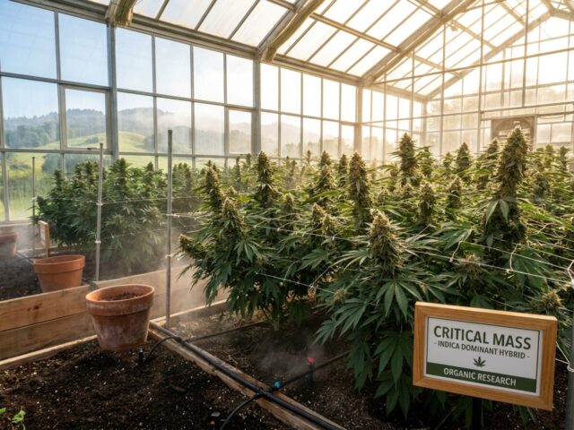 Cannabis indica Critical Mass Cultivar Banner