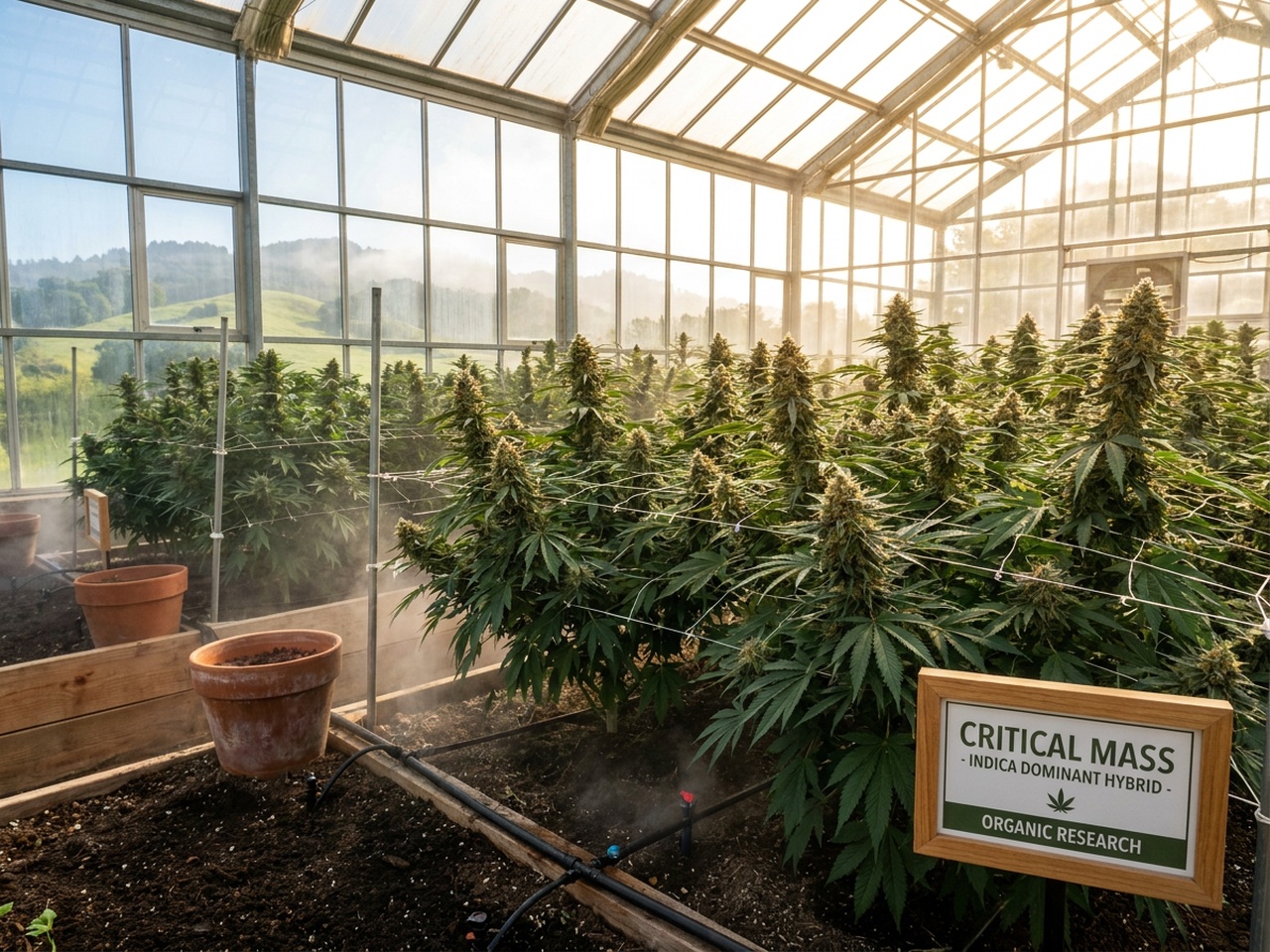 Cannabis indica Critical Mass Cultivar Banner