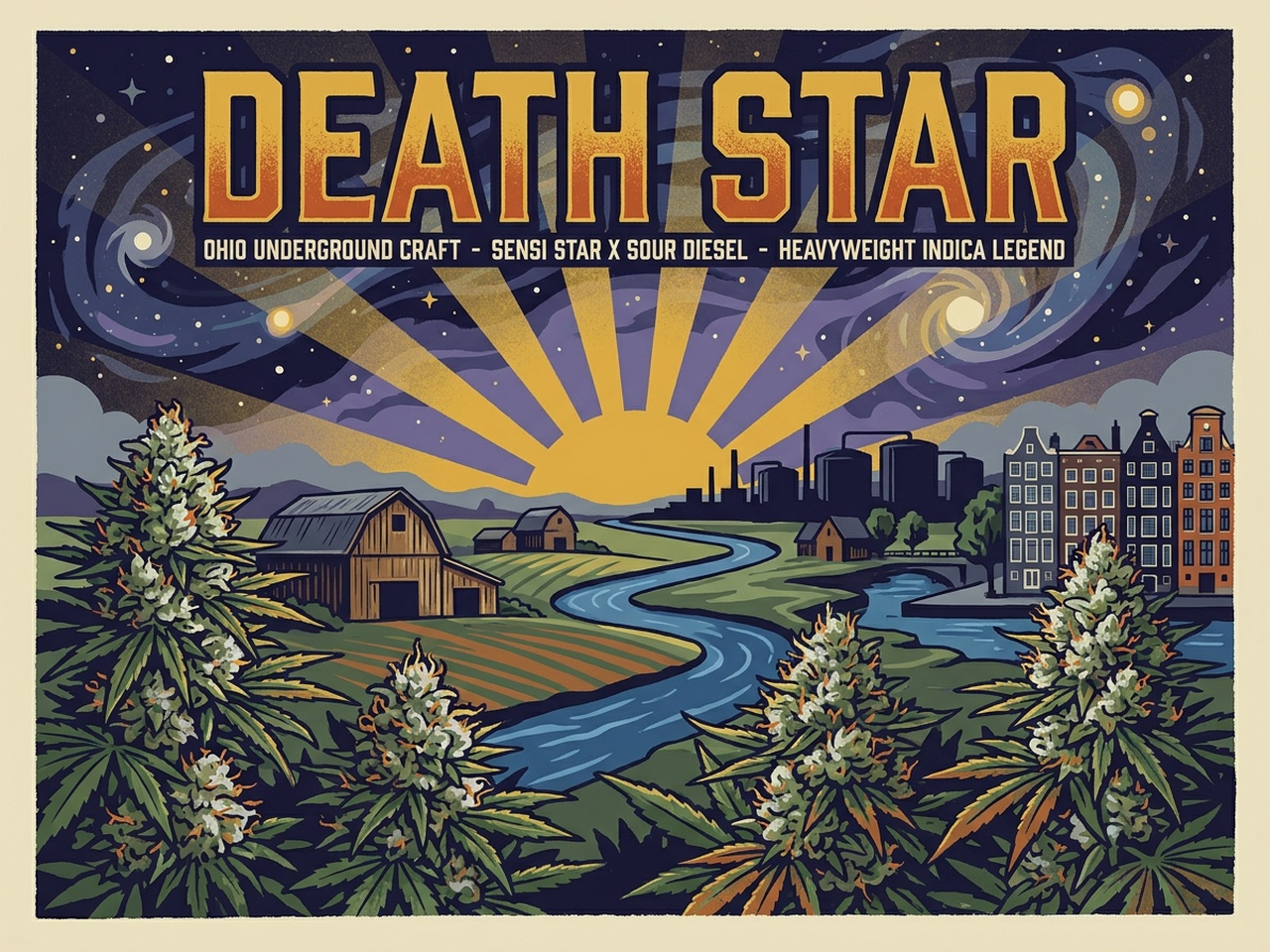 Death Star Heritage Poster