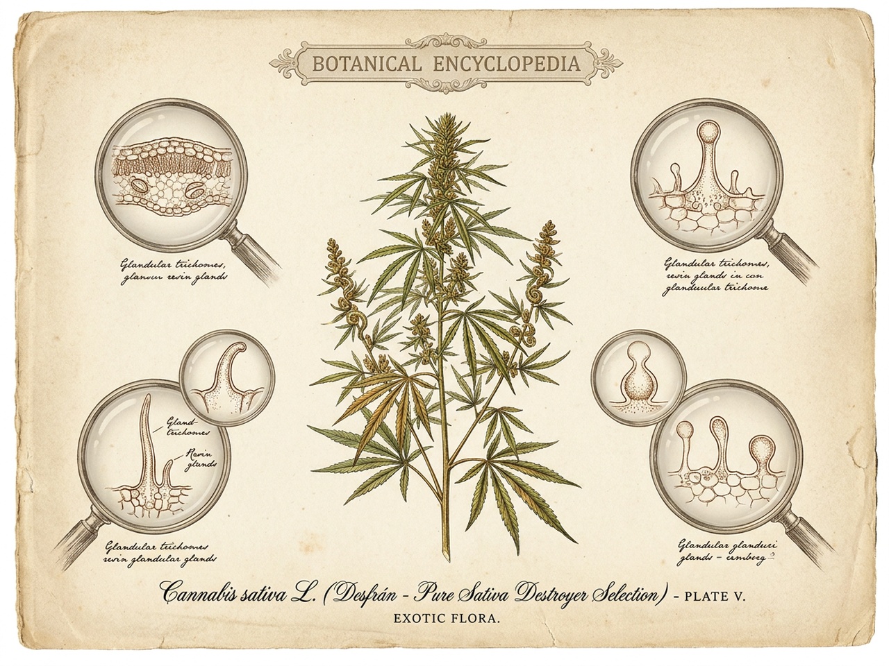 Desfrán Botanical Taxonomic Plate