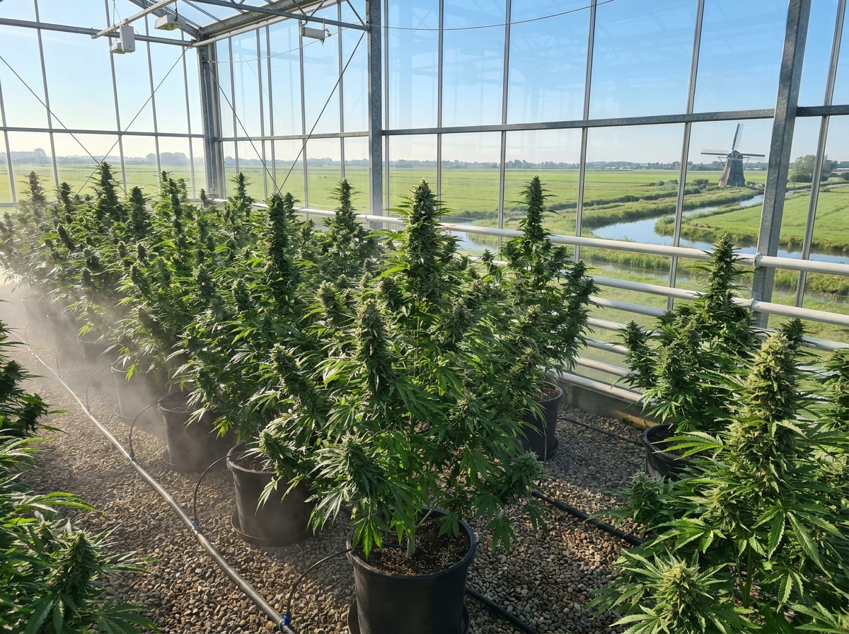 Cannabis Sativa Euforia Commercial Greenhouse Banner