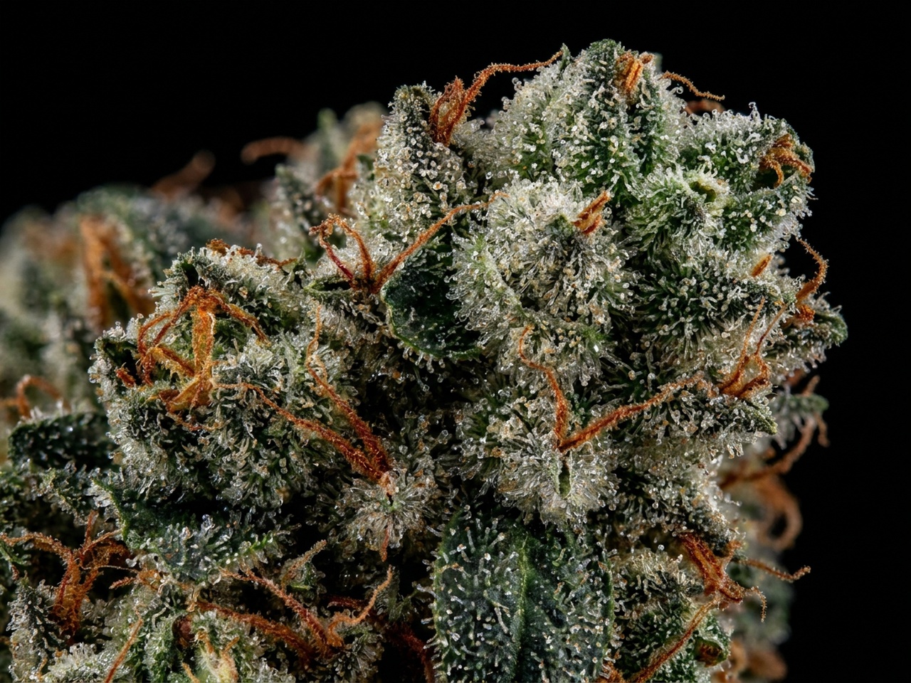 Fire OG Macro Calyx Studio Glandular Trichomes