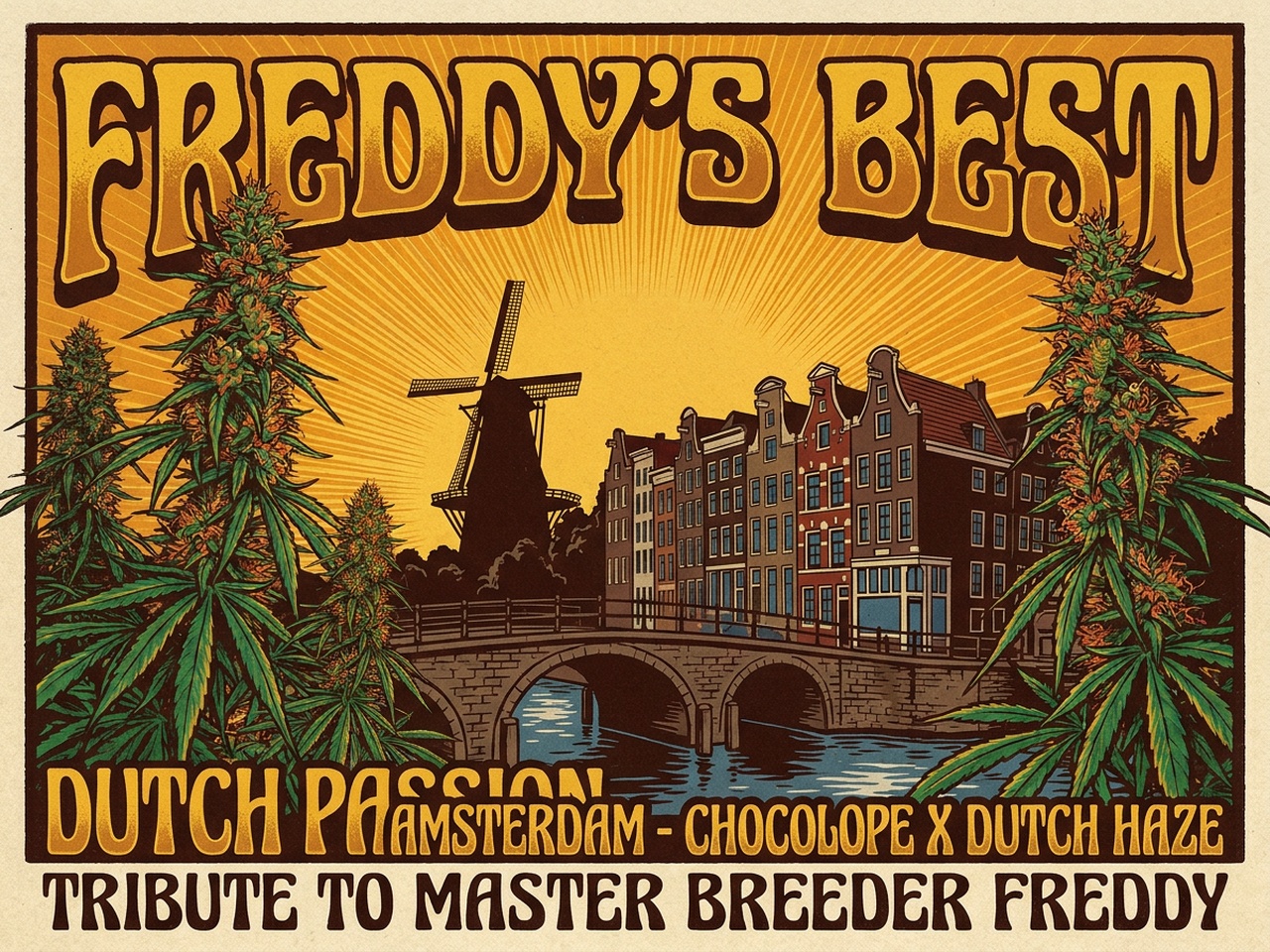 Freddy's Best Vintage Silkscreen Heritage Poster Art