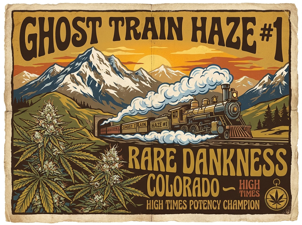 Ghost Train Haze #1 Vintage Silkscreen Heritage Poster