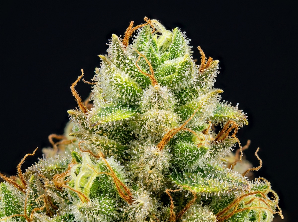 Cannabis sativa Green Crack Extreme Macro Floral Calyx