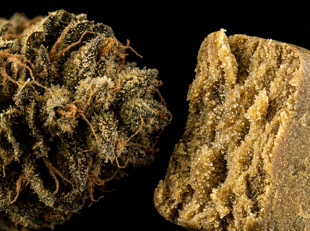 Macro Photography Cannabis sativa Kashmiri Landrace Glandular Trichomes