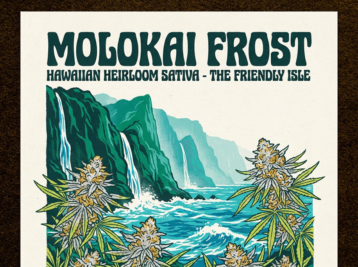 Molokai Frost Silkscreen Poster Art