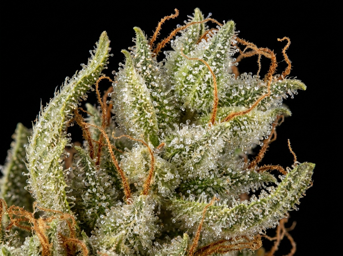 Cannabis sativa Neville's Haze Extreme Macro Floral Calyx