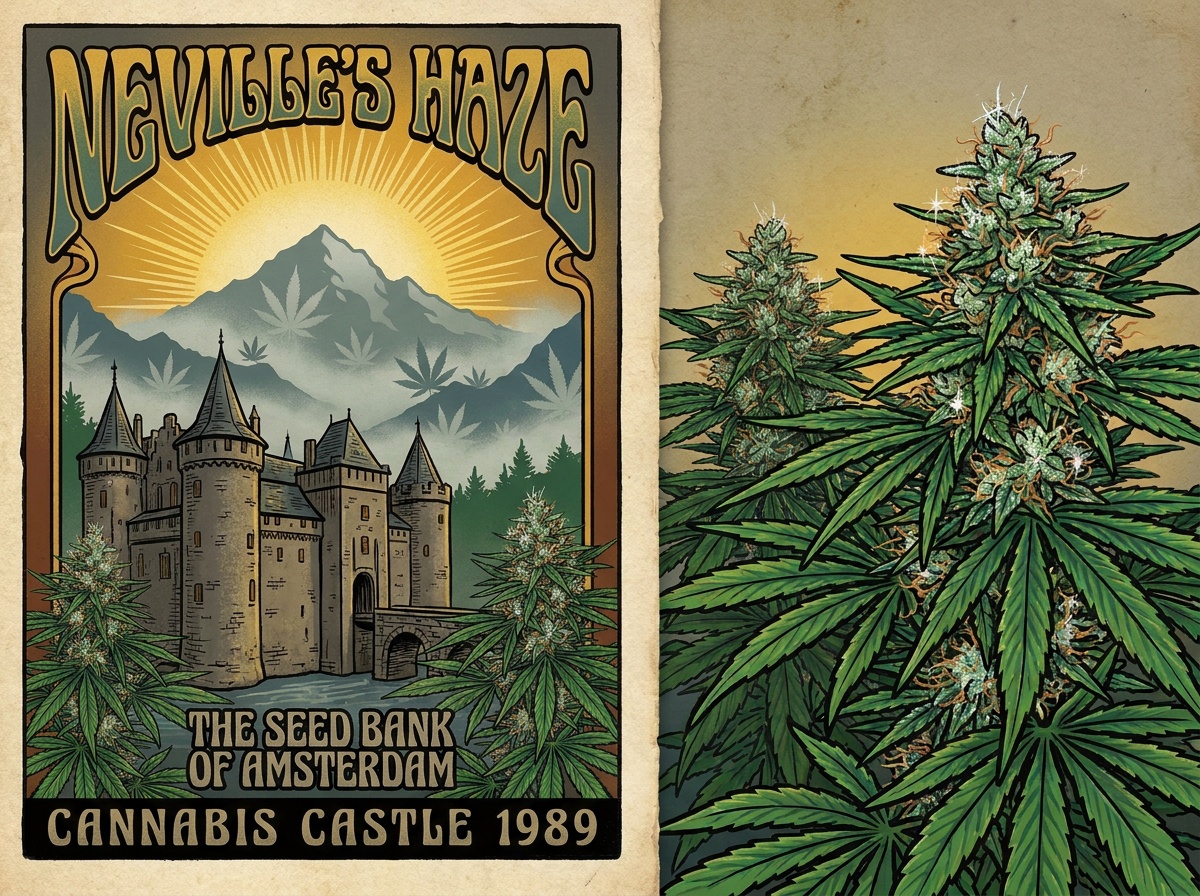 Neville's Haze Vintage Silkscreen Heritage Poster