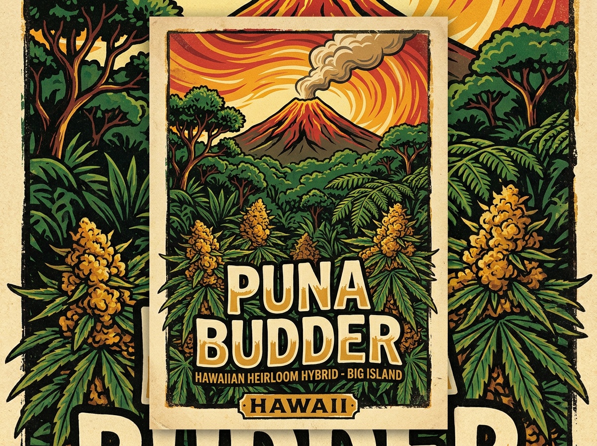 Puna Budder Silkscreen Poster Art