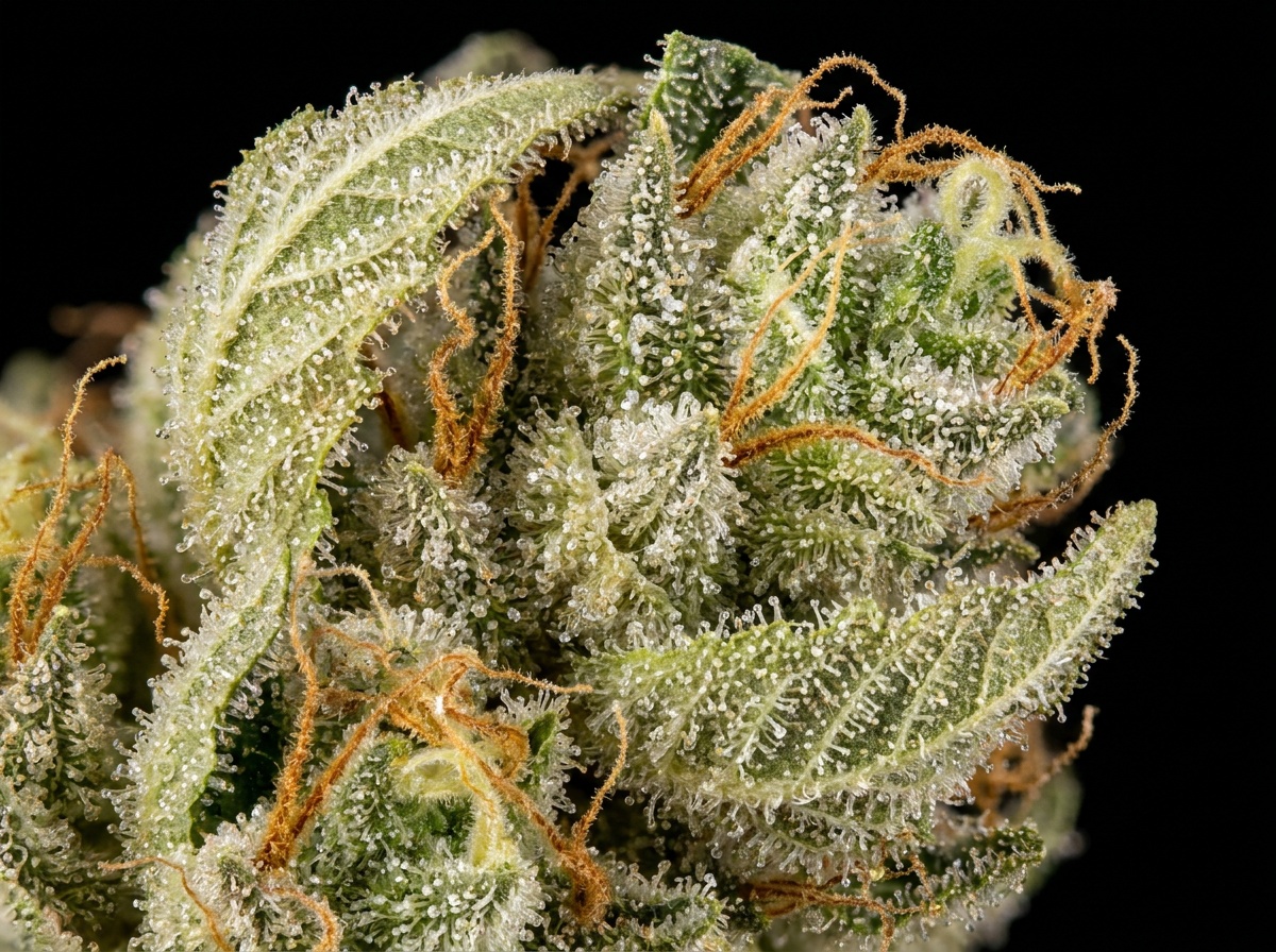 Cannabis sativa Silver Haze Extreme Macro Floral Calyx