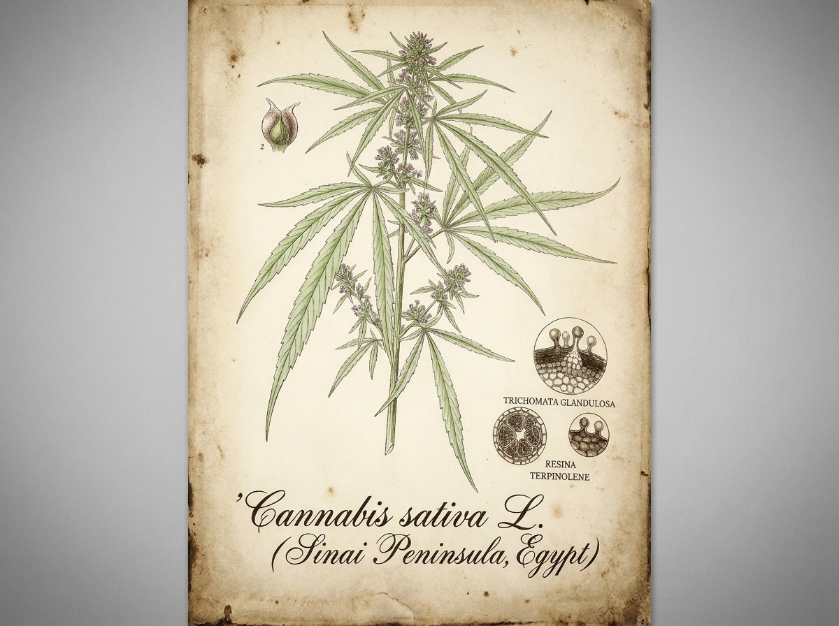 Sinai Bedouin Landrace Botanical Plate