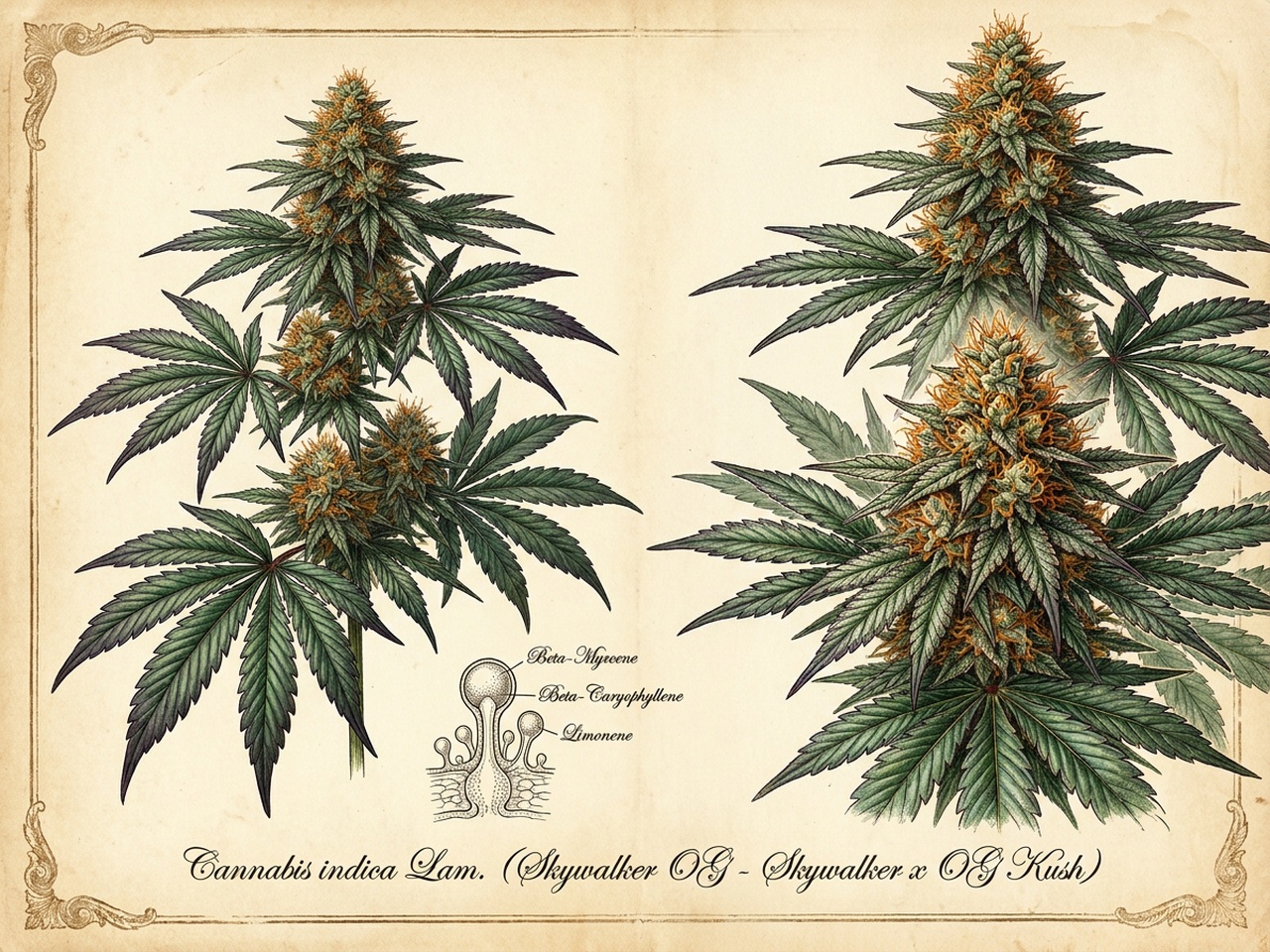 Skywalker OG Botanical Plate