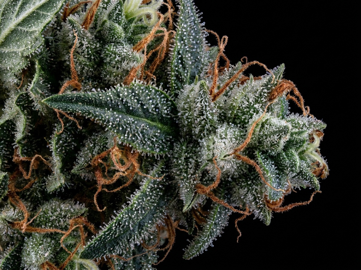 Cannabis sativa Super Silver Haze Extreme Macro Floral Calyx