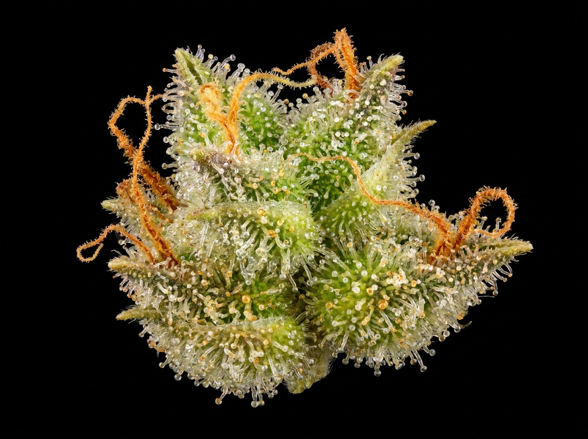 Cannabis sativa Tangie Extreme Macro Floral Calyx