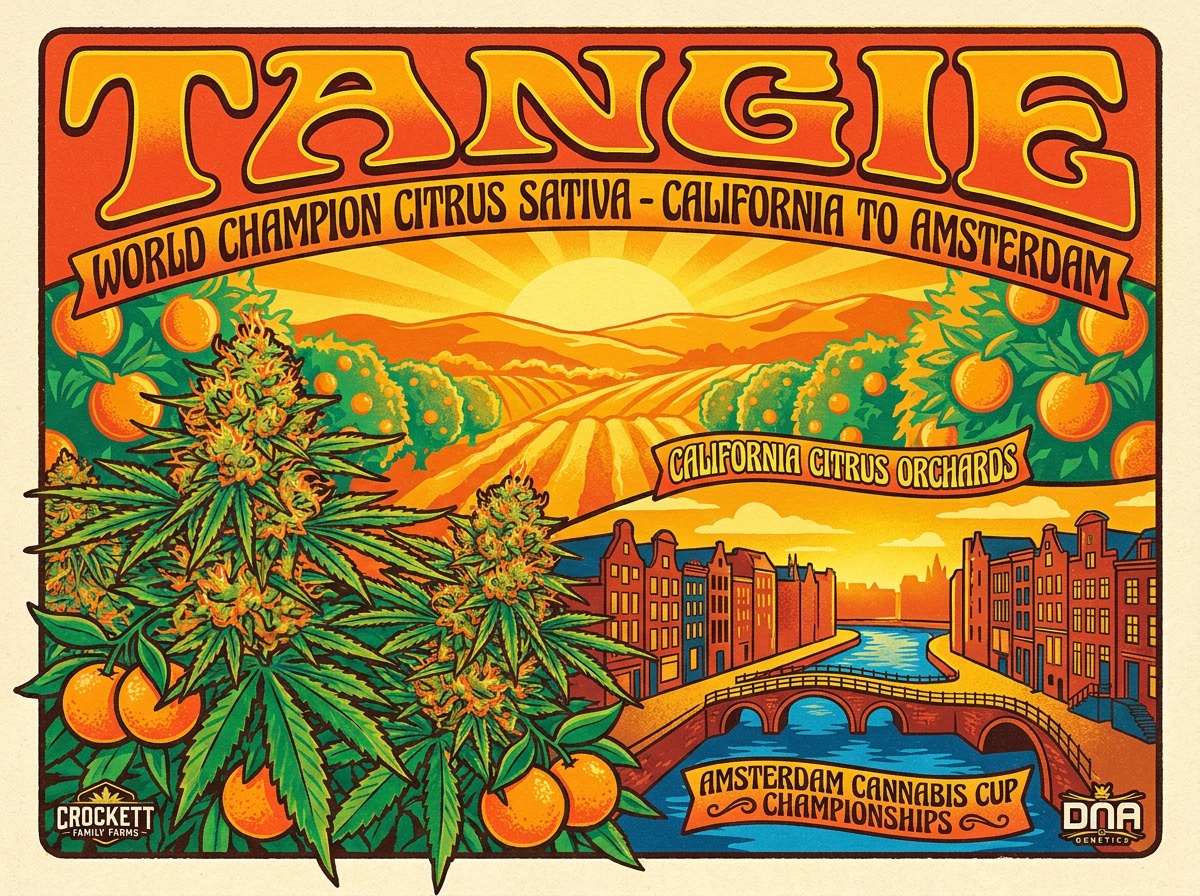 Tangie Vintage Silkscreen Heritage Poster
